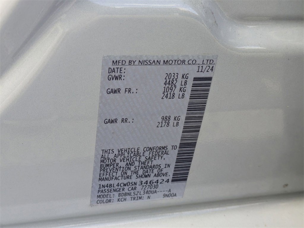 Used 2025 Nissan Altima 2.5 SR image 36