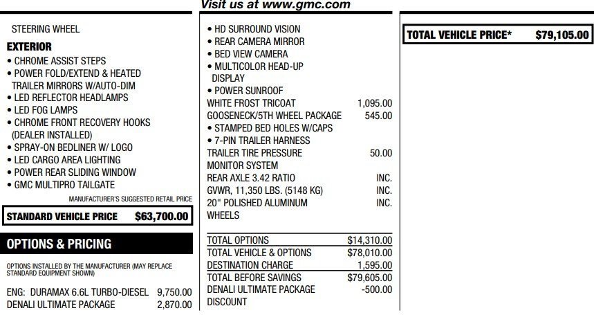 Used 2020 GMC Sierra 2500 Denali w/ Denali Ultimate Package image 2