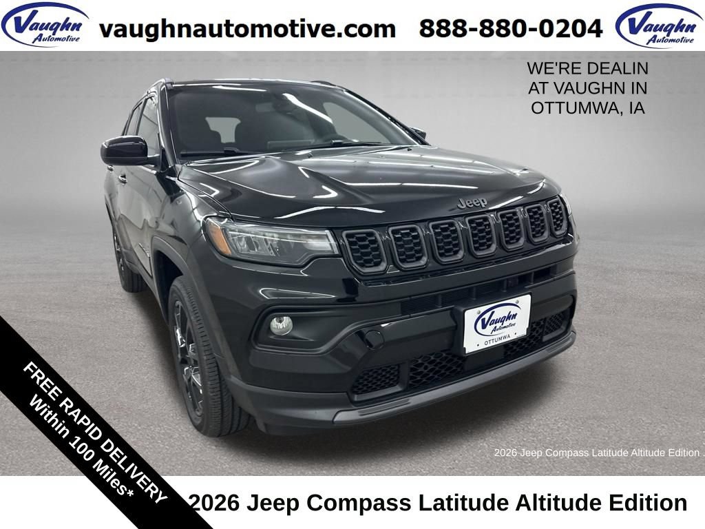 New 2026 Jeep Compass Latitude AWD/4WD 360° Tour