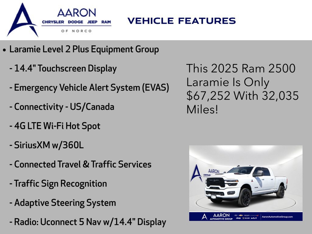Used 2025 RAM 2500 Laramie AWD/4WD image 24