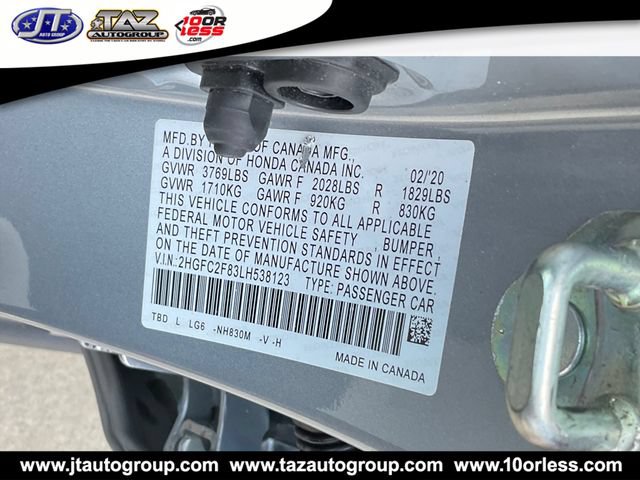 Used 2020 Honda Civic Sport image 19