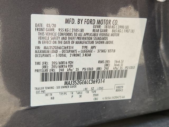 Used 2020 Ford EcoSport SE image 31