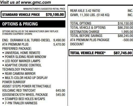 Certified 2024 GMC Sierra 2500 AT4 w/ AT4 Premium Plus Package AWD/4WD image 2
