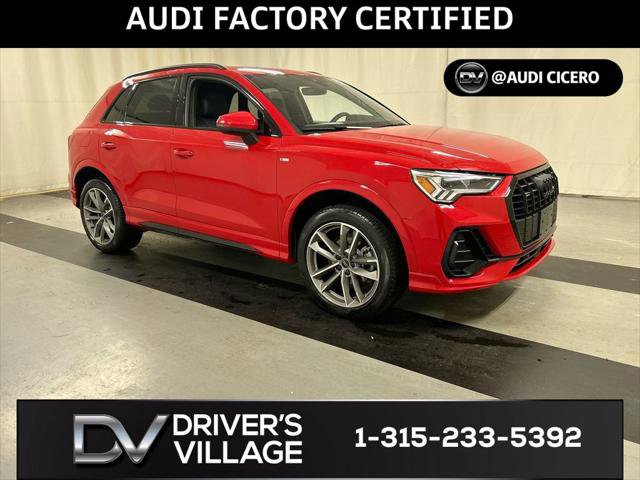 Certified 2025 Audi Q3 2.0T Premium w/ Black Optic Sport Package