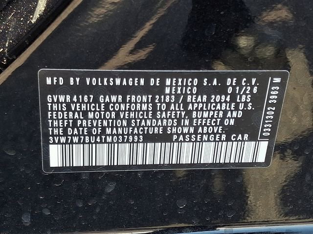 New 2026 Volkswagen Jetta SE image 11