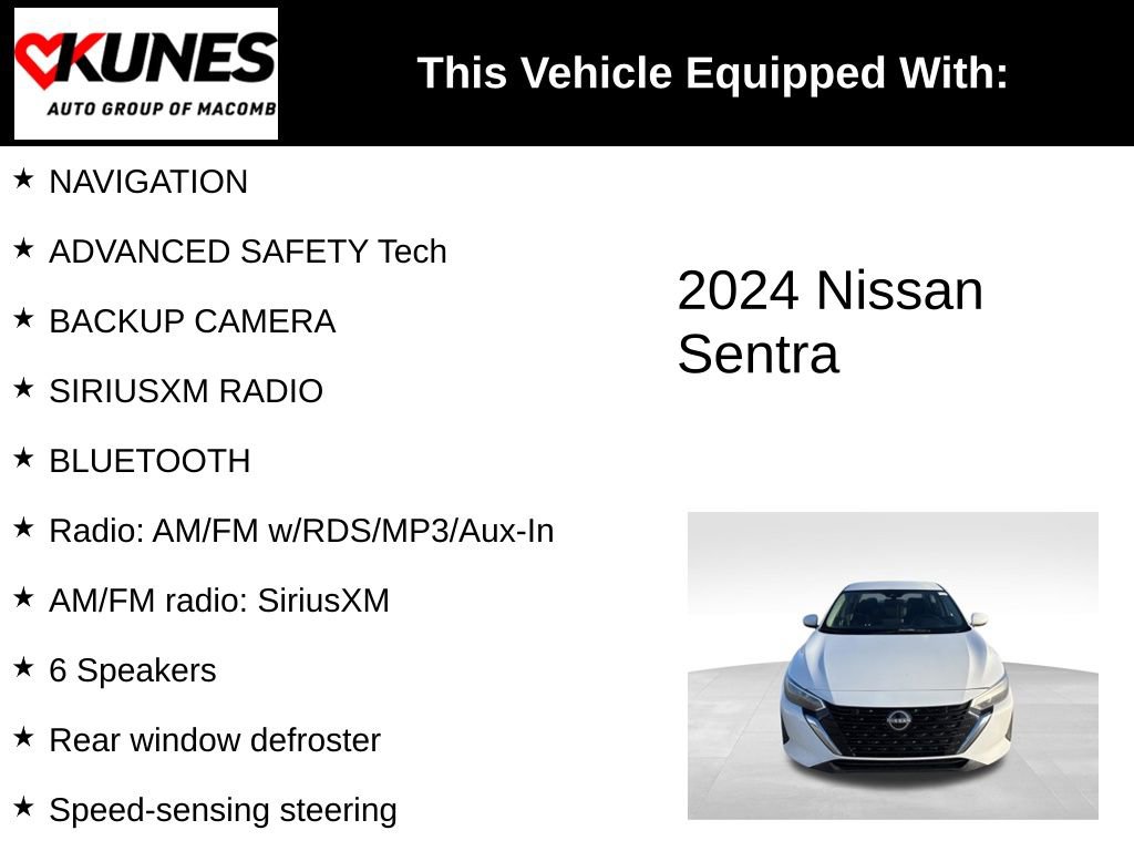 Used 2024 Nissan Sentra SV FWD image 3