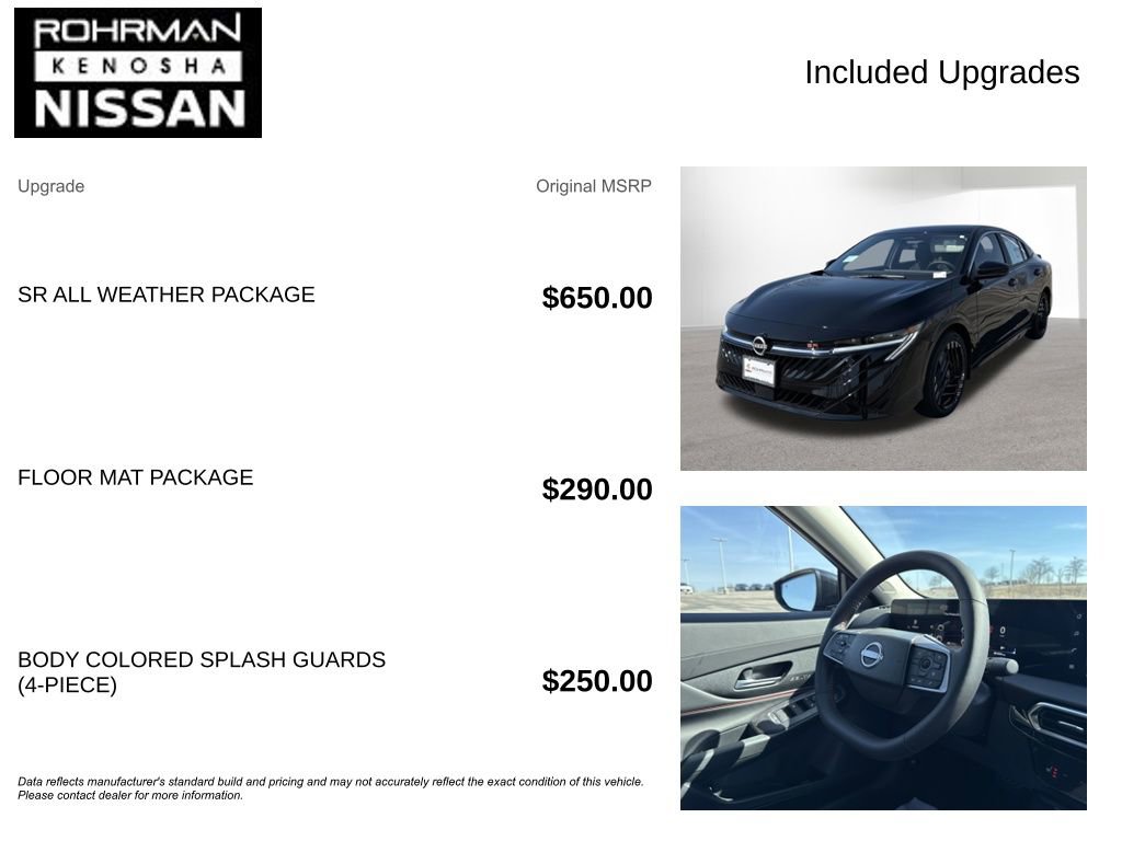 New 2026 Nissan Sentra SR w/ SR All Weather Package image 4