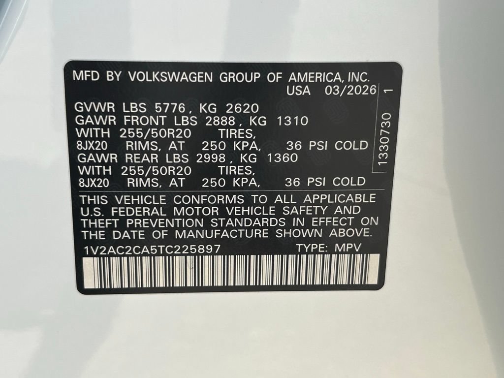 New 2026 Volkswagen Atlas Cross Sport SEL R-Line AWD/4WD image 70
