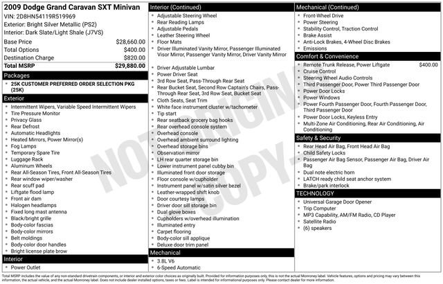 Used 2009 Dodge Grand Caravan SXT FWD image 5