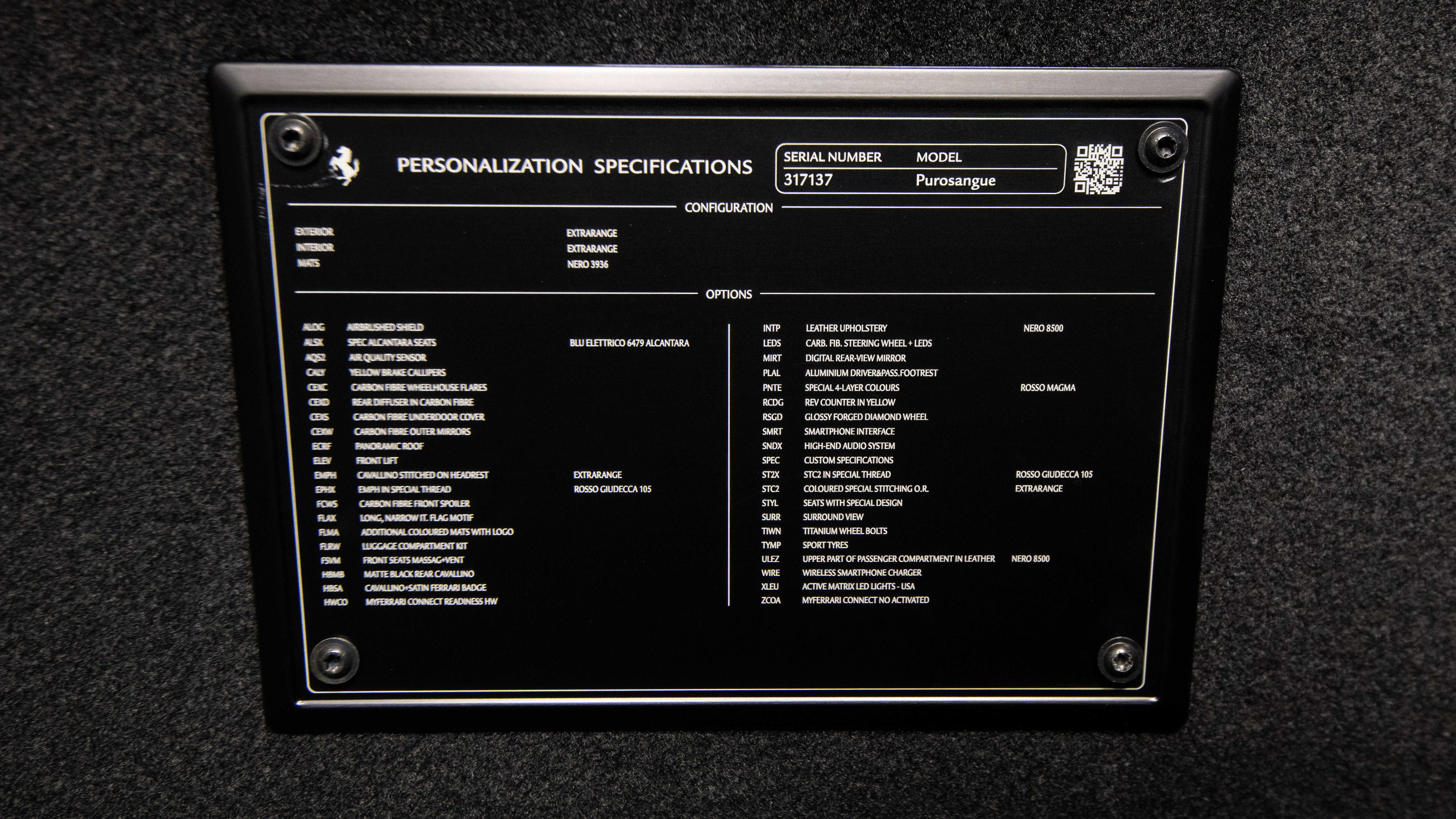 Certified 2025 Ferrari Purosangue AWD/4WD image 55