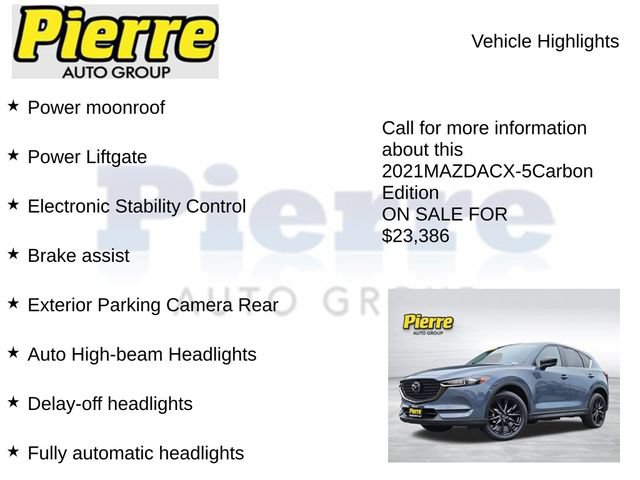 Used 2021 MAZDA CX-5 Carbon Edition AWD/4WD image 14