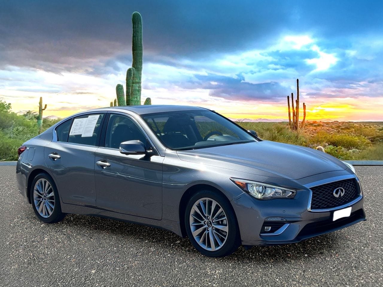 Certified 2023 INFINITI Q50 Luxe w/ Cargo Package RWD image 7