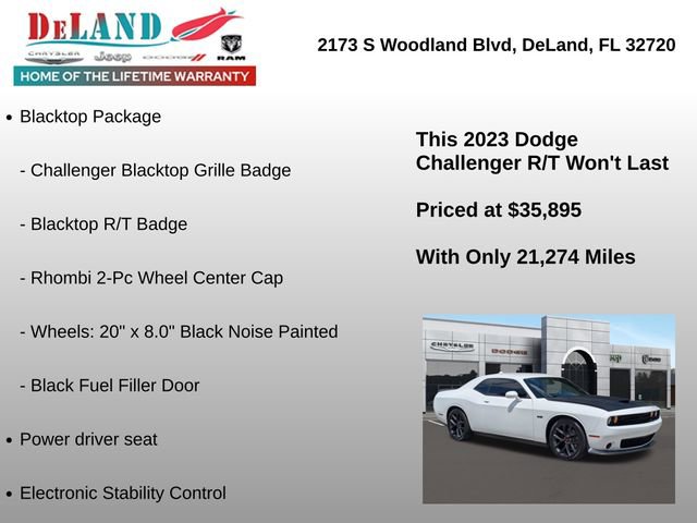 Used 2023 Dodge Challenger R/T w/ Blacktop Package image 13