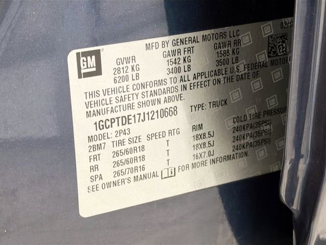 Certified 2018 Chevrolet Colorado Z71 w/ Centennial Edition image 26