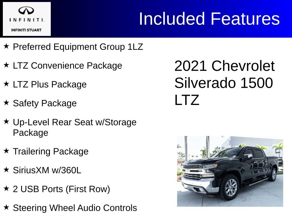 Used 2021 Chevrolet Silverado 1500 LTZ image 3