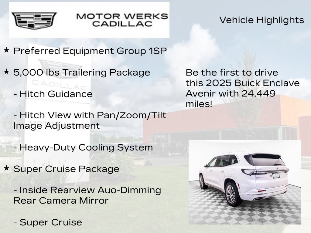 Used 2025 Buick Enclave Avenir w/ Super Cruise Package AWD/4WD image 13