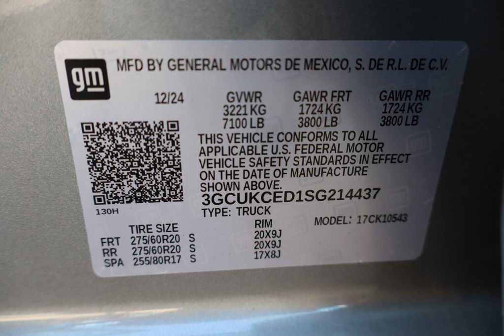 Used 2025 Chevrolet Silverado 1500 Custom Trail Boss w/ LPO, Dark Essentials Package image 51