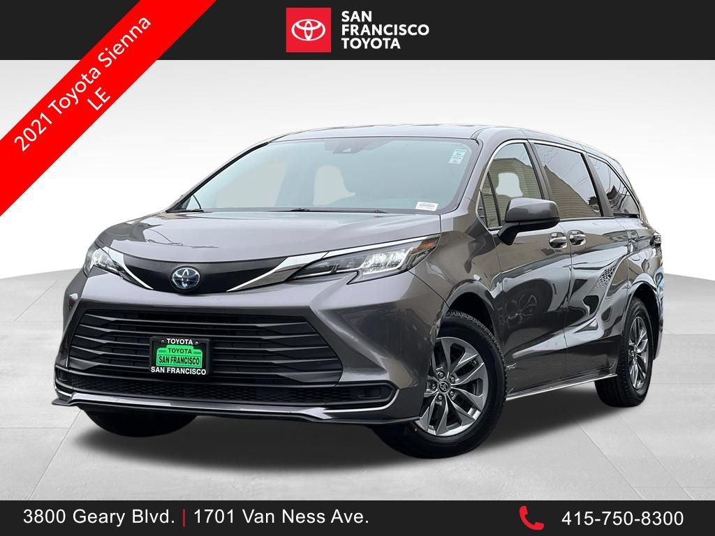 Certified 2021 Toyota Sienna LE