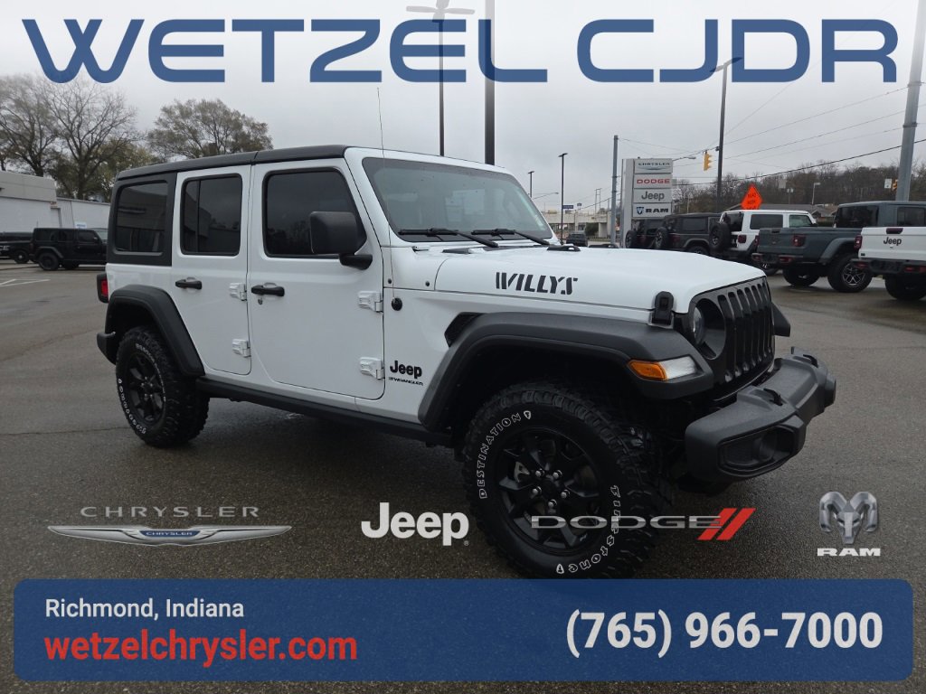 Certified 2023 Jeep Wrangler Willys