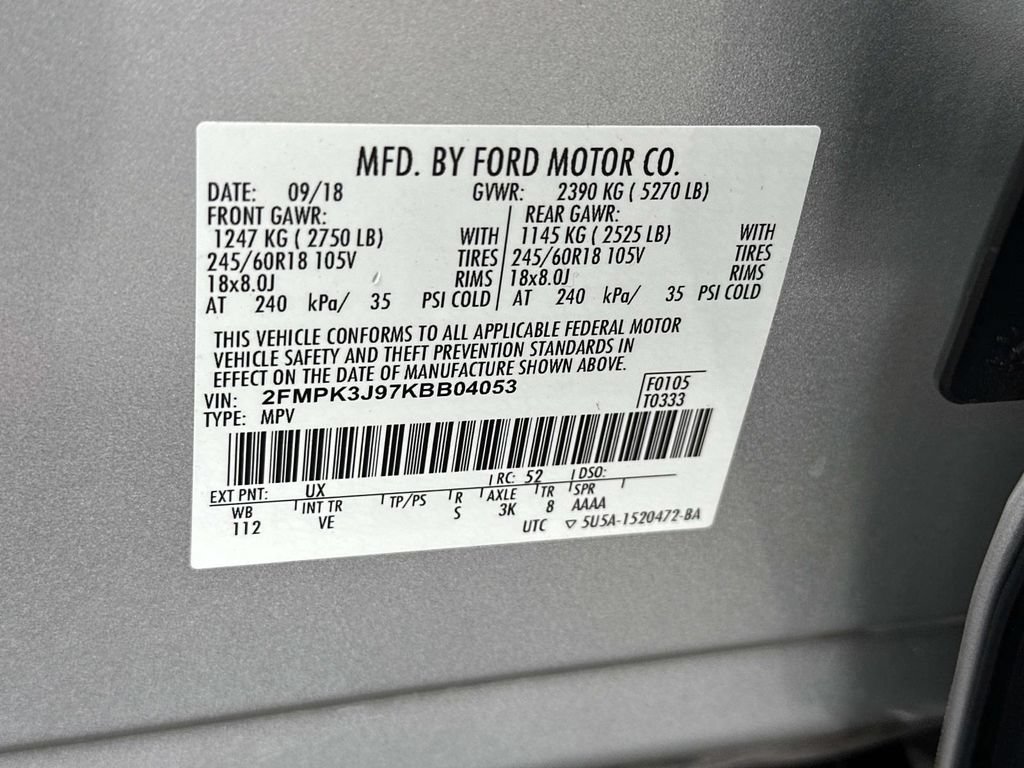 Used 2019 Ford Edge SEL w/ Equipment Group 201A FWD image 18
