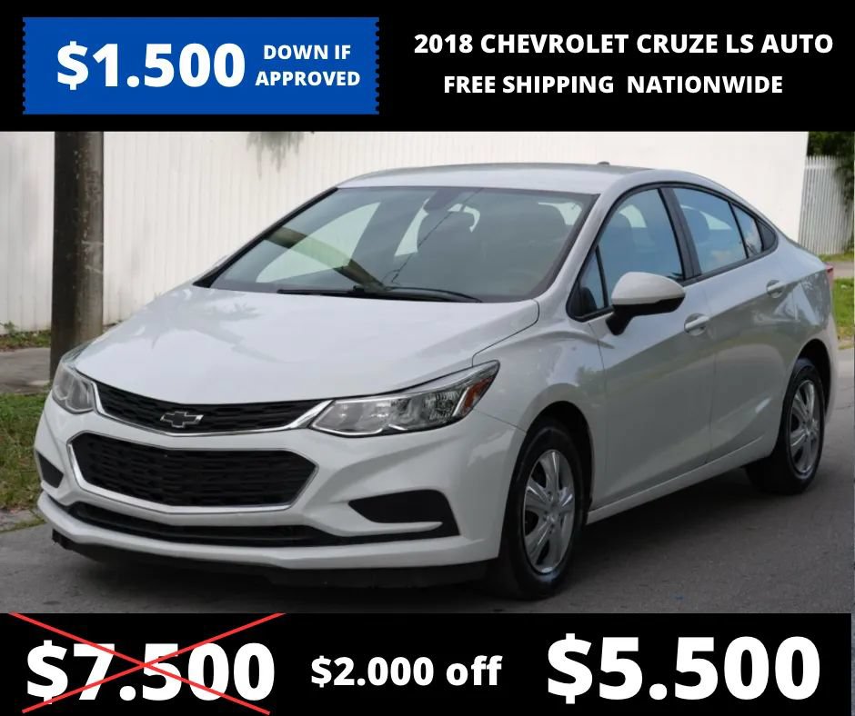 Used 2018 Chevrolet Cruze LS FWD image 1