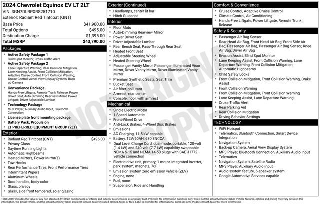 Certified 2024 Chevrolet Equinox EV LT FWD image 12