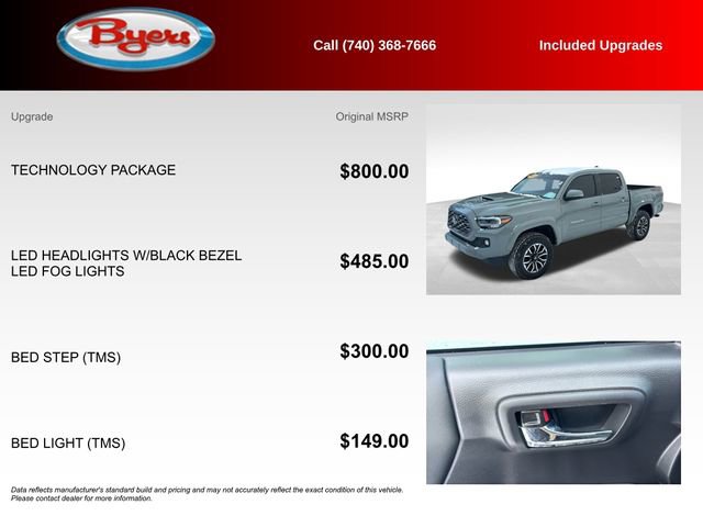 Used 2023 Toyota Tacoma TRD Sport w/ Technology Package image 5