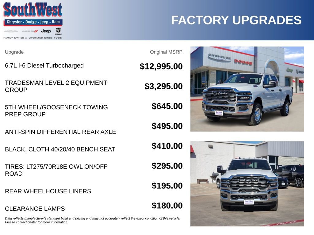 New 2026 RAM 2500 Tradesman image 11