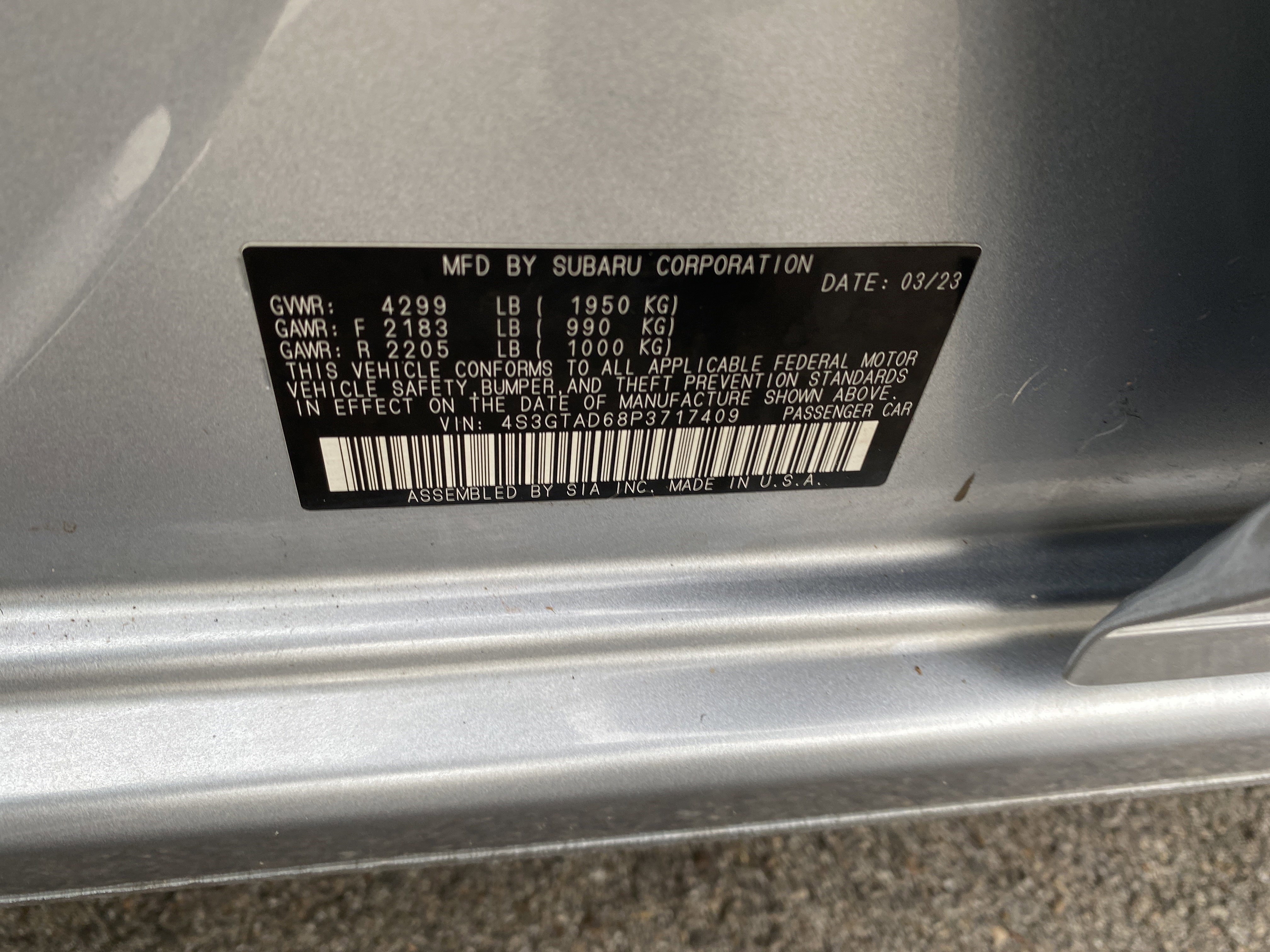 Certified 2023 Subaru Impreza 2.0i Premium AWD/4WD image 27