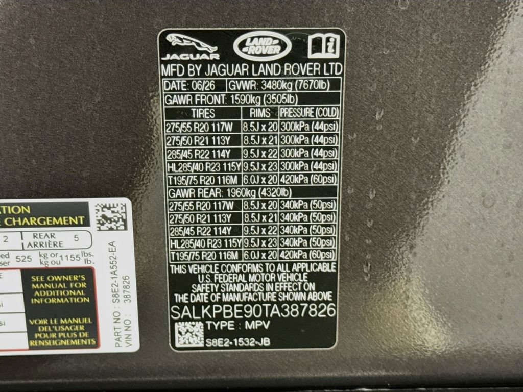 New 2026 Land Rover Range Rover Long Wheelbase SE AWD/4WD image 33