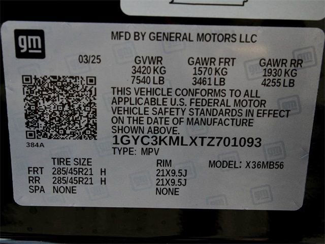 New 2026 Cadillac Vistiq Luxury w/ LPO, Floor Liner Package image 20