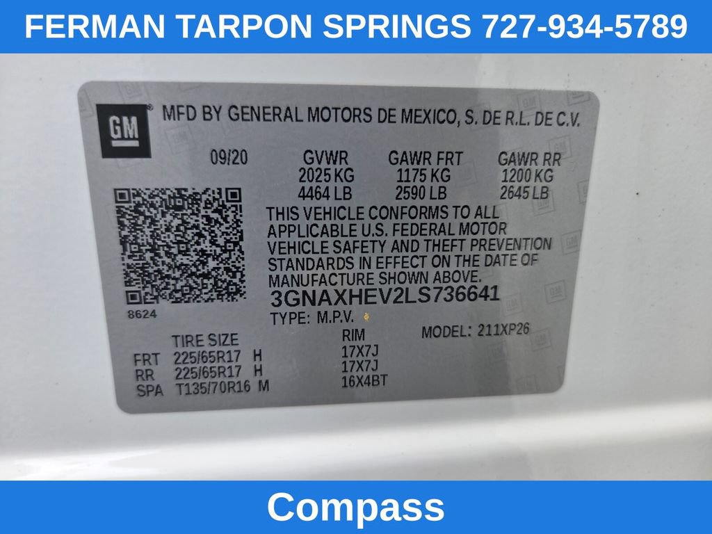 Certified 2020 Chevrolet Equinox LS FWD image 24
