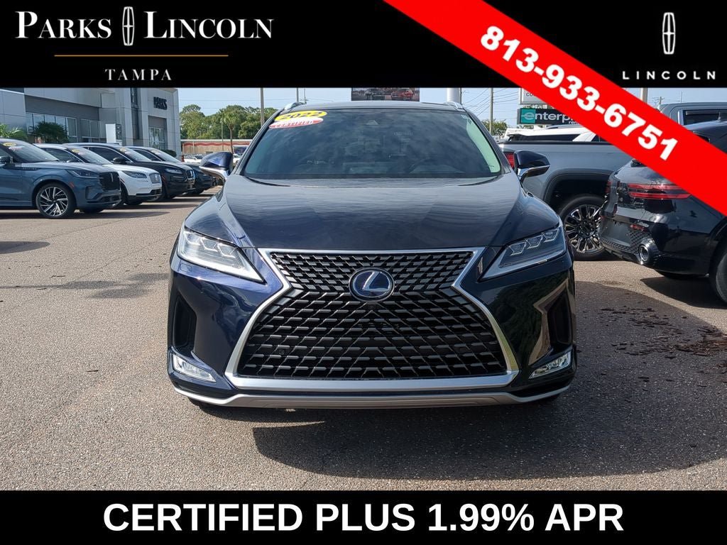 Used 2022 Lexus RX 450h AWD w/ Luxury Package image 2