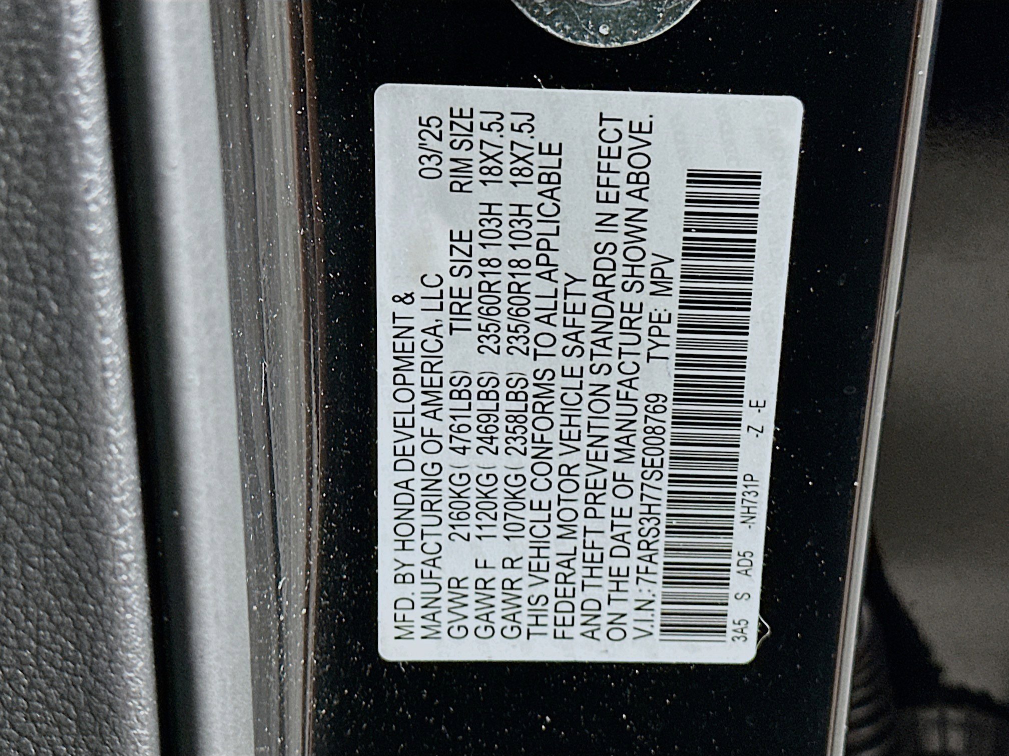 Used 2025 Honda CR-V EX-L image 12