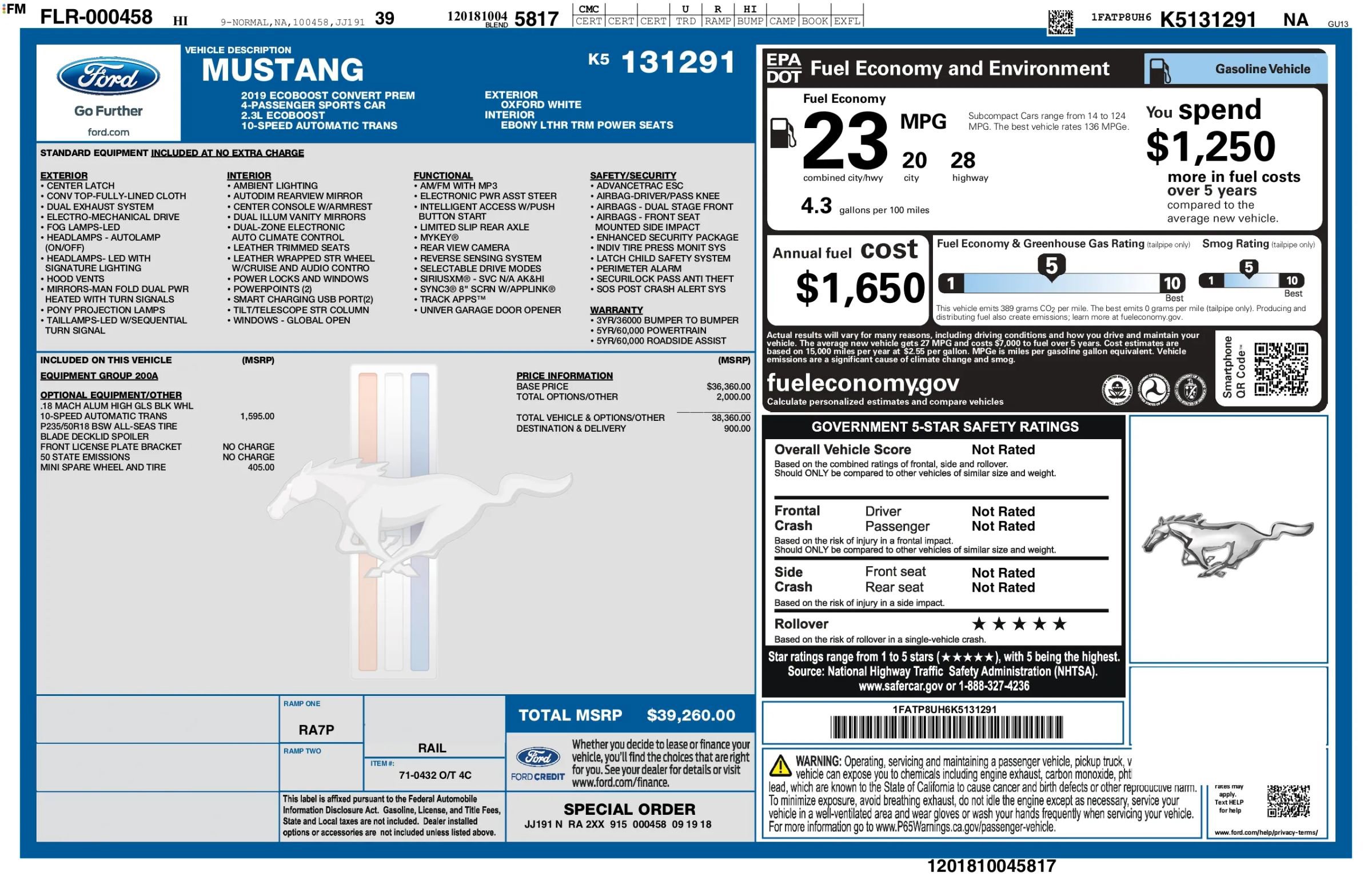 Used 2019 Ford Mustang Premium image 3