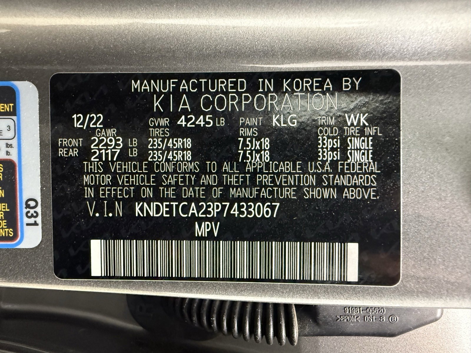 Used 2023 Kia Seltos SX w/ SX Sunroof Package image 18