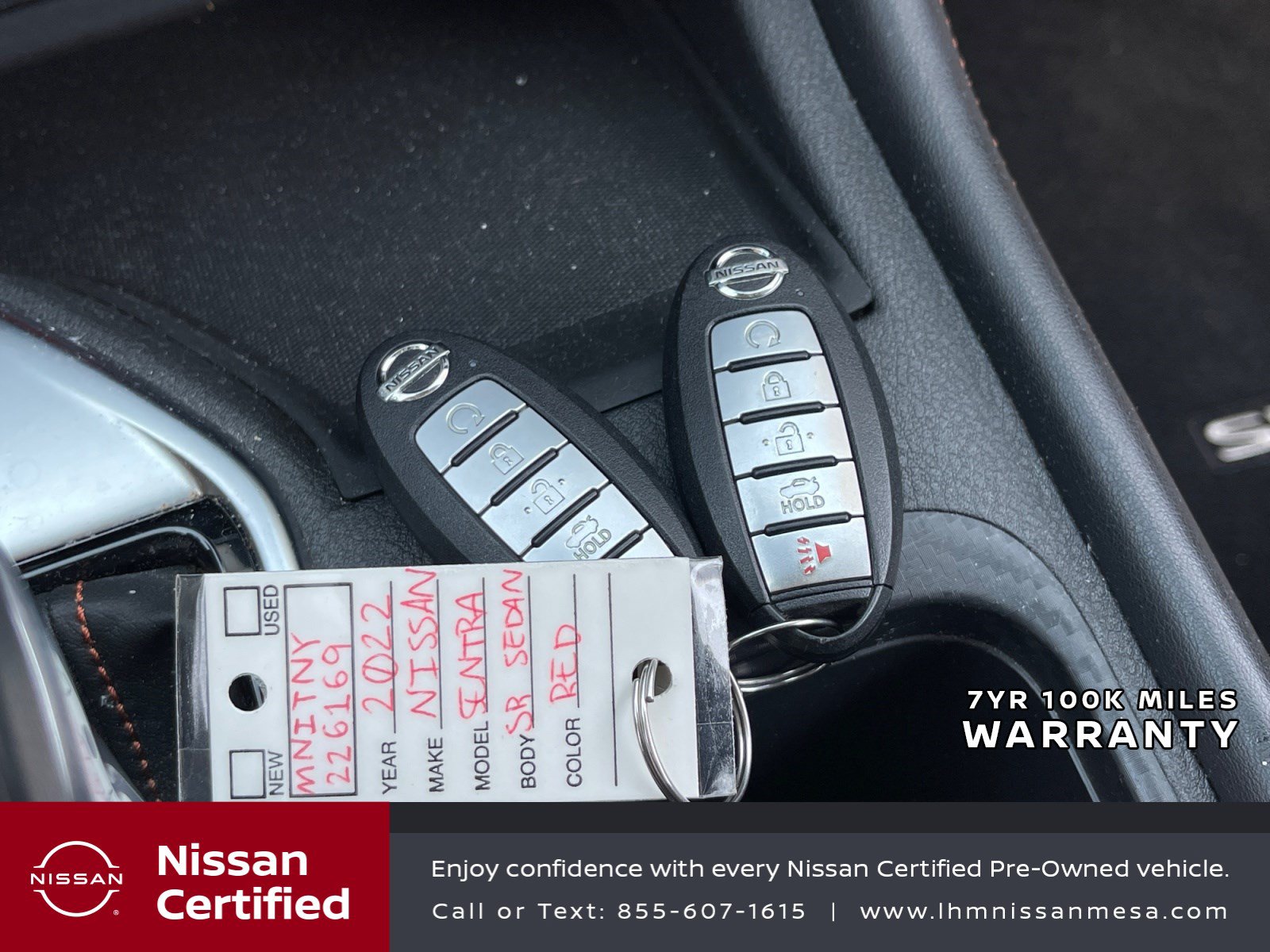 Certified 2022 Nissan Sentra SR FWD image 30