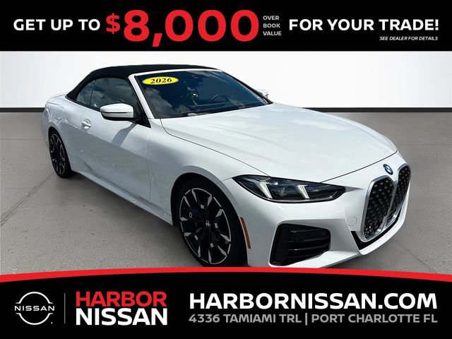 Used 2026 BMW 430i Convertible RWD image 1