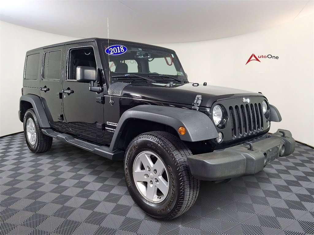 Used 2018 Jeep Wrangler Unlimited Sport S