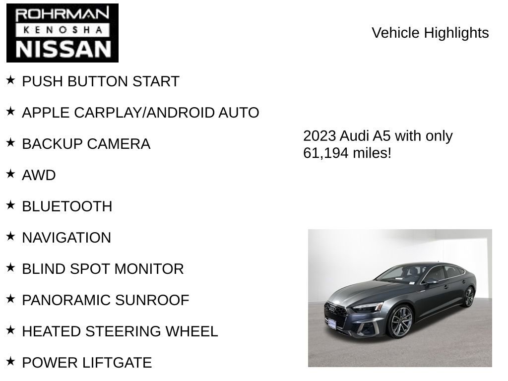 Used 2023 Audi A5 2.0T Premium Plus image 7