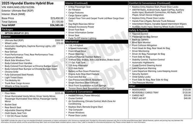 New 2025 Hyundai Elantra Blue image 4