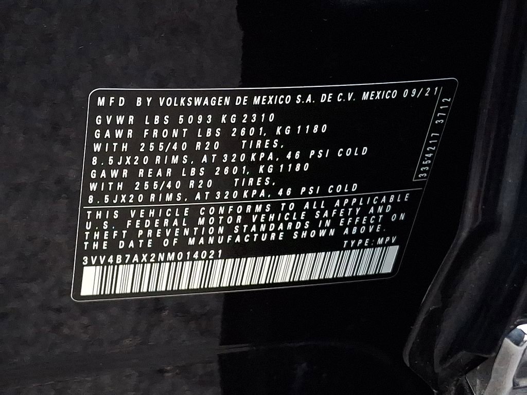 Used 2022 Volkswagen Tiguan SEL R-Line AWD/4WD image 25