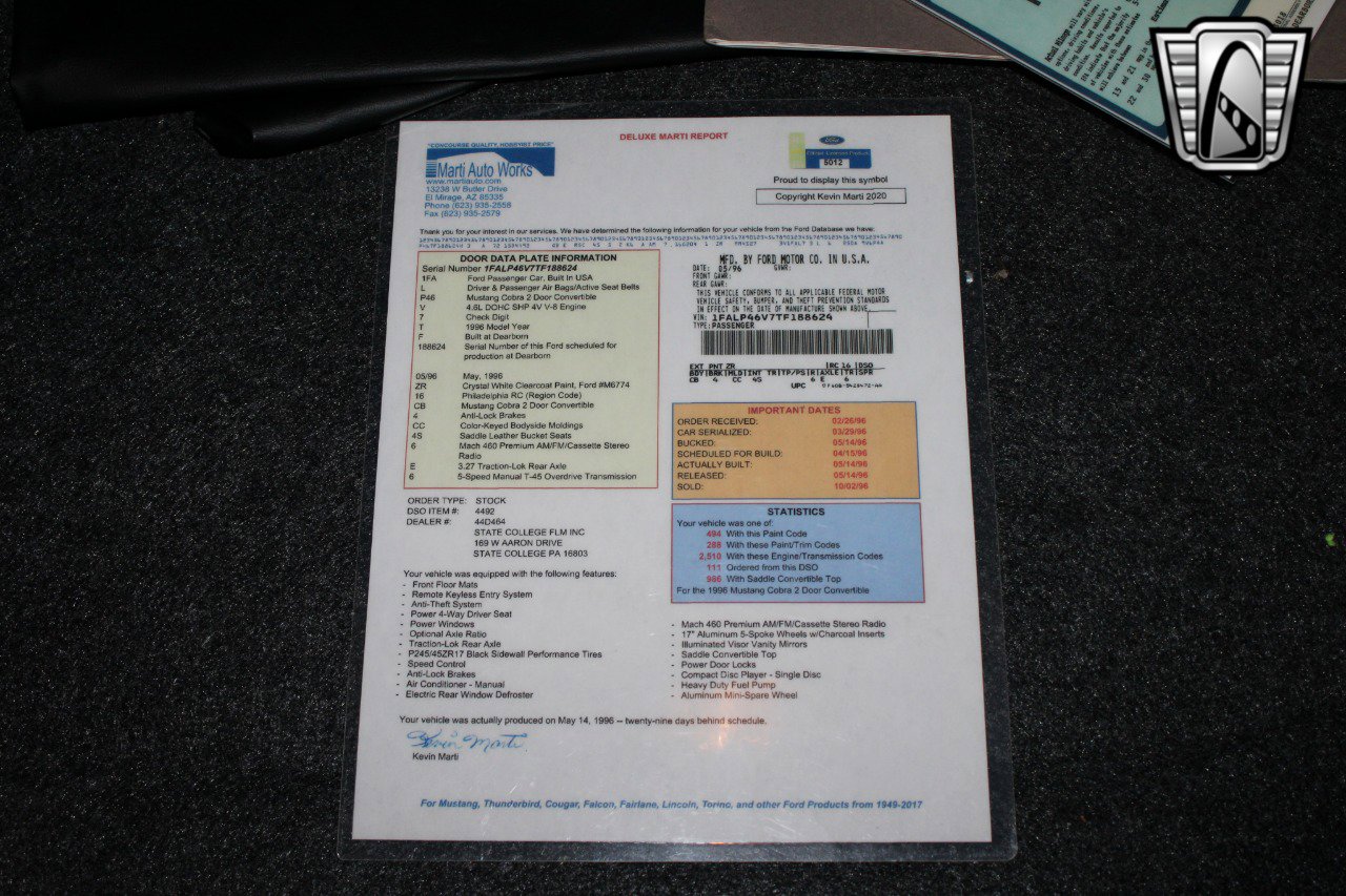 Used 1996 Ford Mustang Cobra image 22