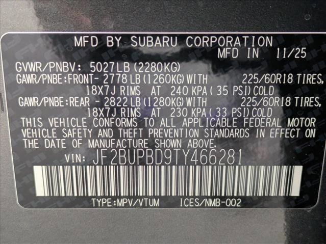 New 2026 Subaru Outback Premium image 17