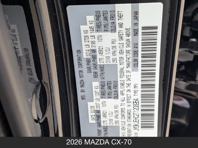 New 2026 MAZDA CX-70 3.3 Turbo S w/ Premium Plus AWD/4WD image 32