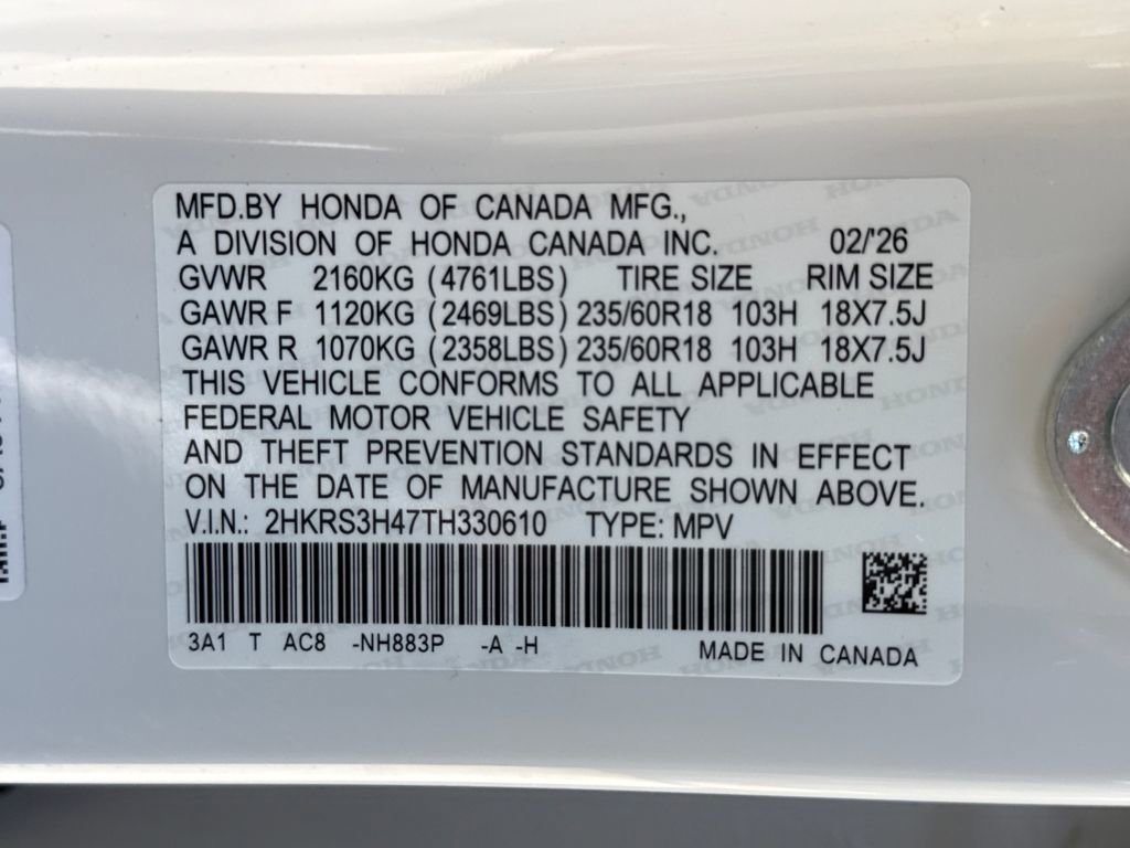 New 2026 Honda CR-V EX image 28