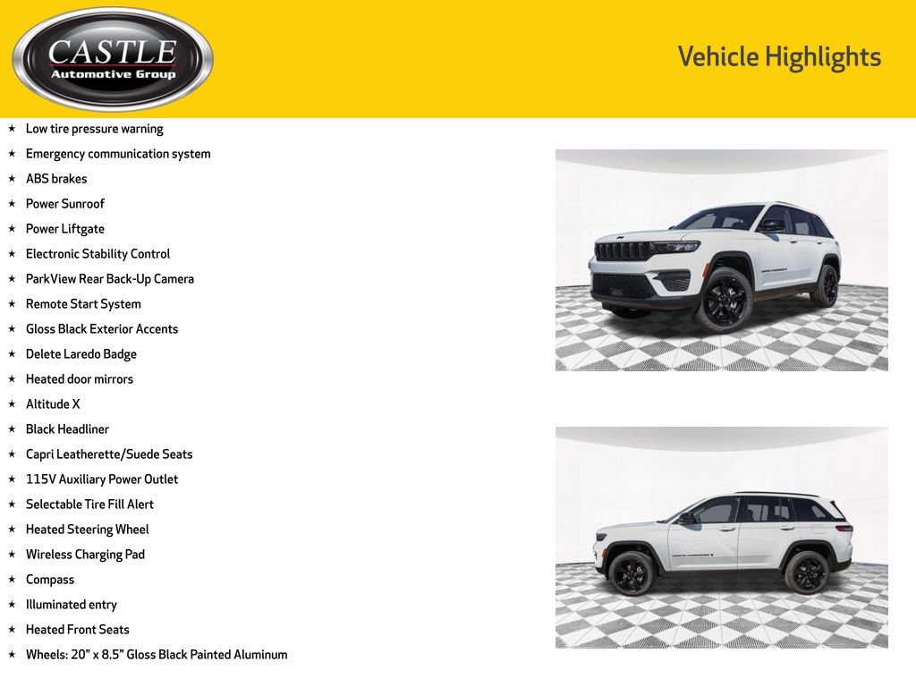 New 2025 Jeep Grand Cherokee Altitude image 6