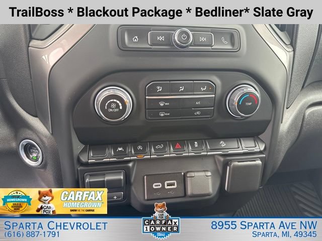 Certified 2024 Chevrolet Silverado 1500 Custom Trail Boss w/ Turbomax Blackout Package AWD/4WD image 21