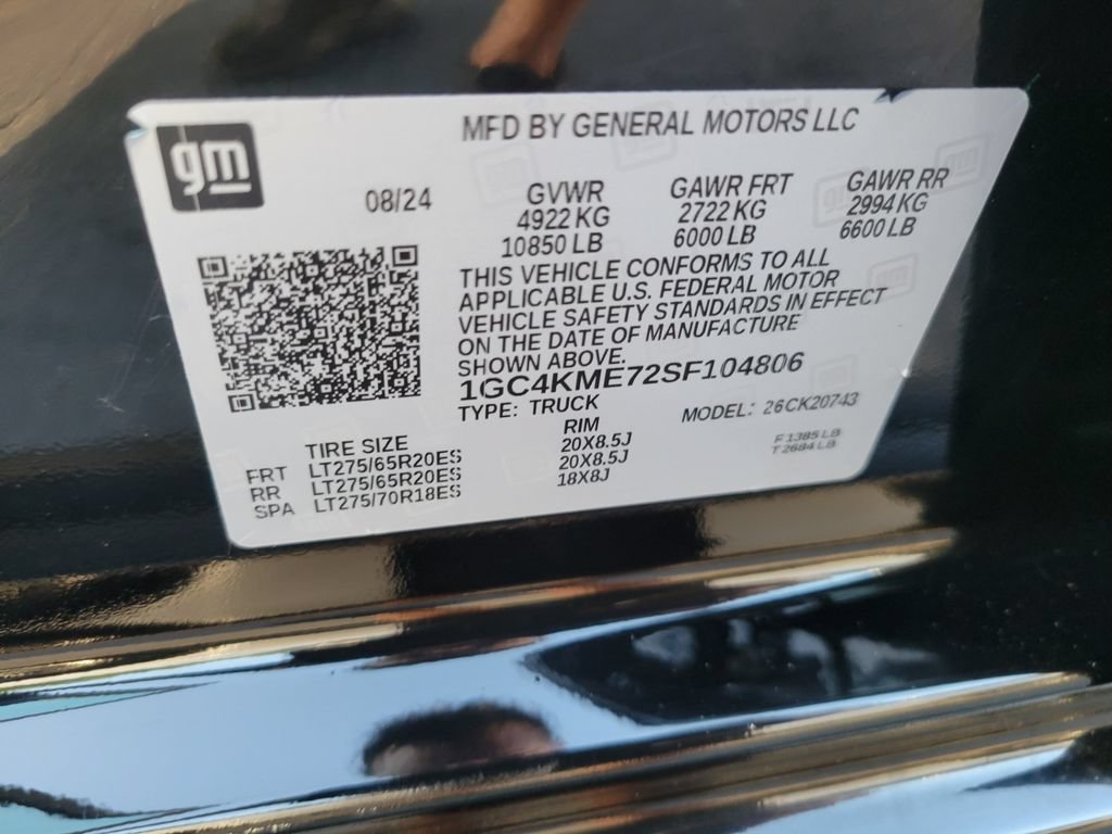 Certified 2025 Chevrolet Silverado 2500 Custom w/ Custom Convenience Package AWD/4WD image 25