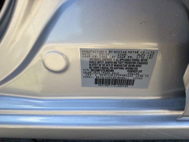 Certified 2025 Nissan Versa SR w/ Trunk Package image 24